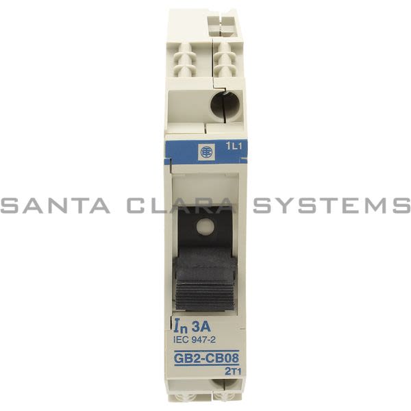 Telemecanique GB2CB08  TeSys GB2 - thermal-magnetic circuit breaker - 1P - 3 A - Id = 40 A Product Image