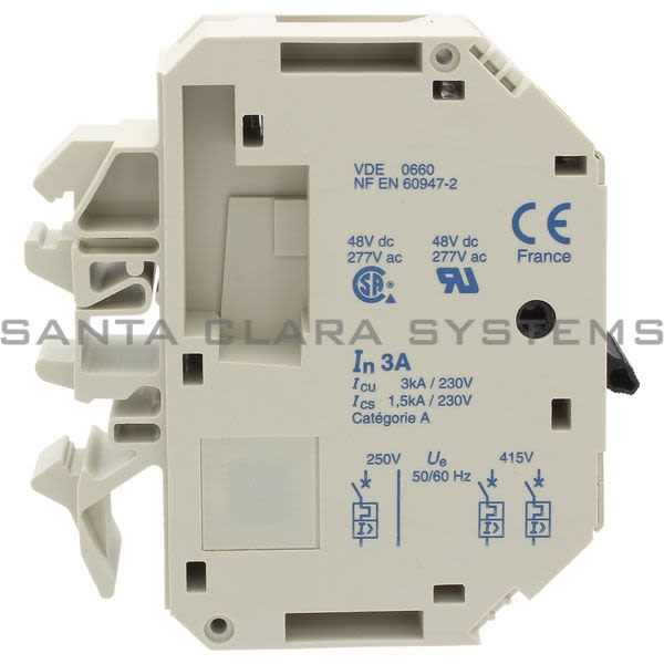 Telemecanique GB2CB08  TeSys GB2 - thermal-magnetic circuit breaker - 1P - 3 A - Id = 40 A Product Image