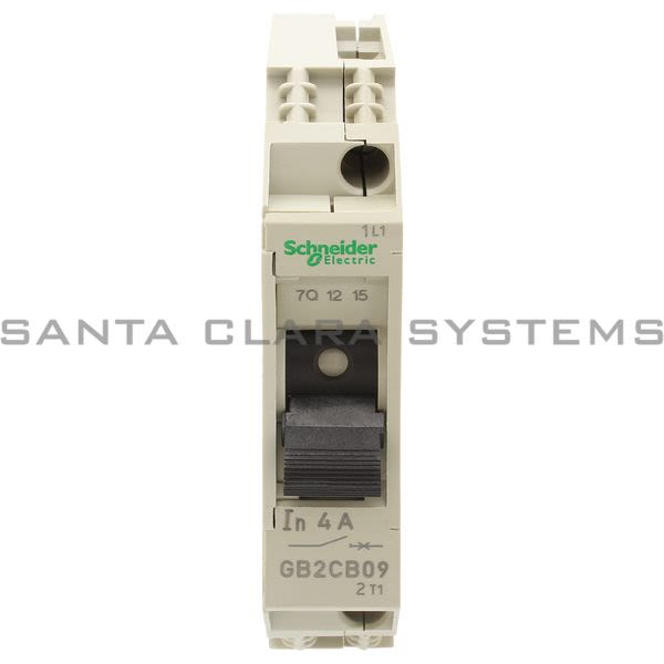 Telemecanique GB2CB09  TeSys GB2 - thermal-magnetic circuit breaker - 1P - 4 A - Id = 52 A Product Image