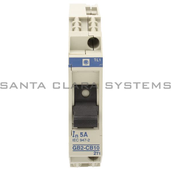 Telemecanique GB2CB10  TeSys GB2 - thermal-magnetic circuit breaker - 1P - 5 A - Id = 66 A Product Image