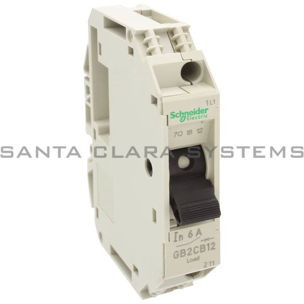Telemecanique GB2CB12  TeSys GB2 - thermal-magnetic circuit breaker - 1P - 6 A - Id = 83 A Product Image