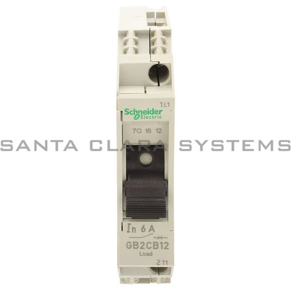 Telemecanique GB2CB12  TeSys GB2 - thermal-magnetic circuit breaker - 1P - 6 A - Id = 83 A Product Image