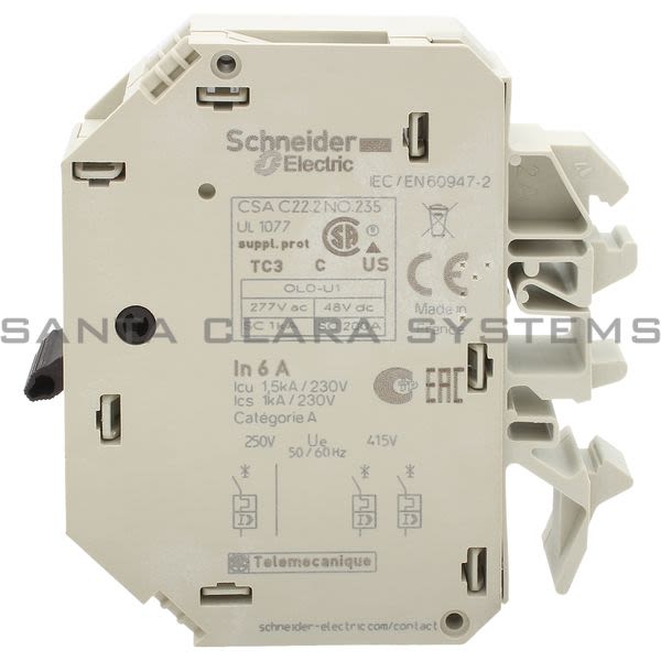 Telemecanique GB2CB12  TeSys GB2 - thermal-magnetic circuit breaker - 1P - 6 A - Id = 83 A Product Image