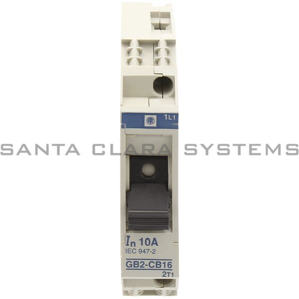 Telemecanique GB2CB16  TeSys GB2 - thermal-magnetic circuit breaker - 1P - 10 A - Id = 138 A Product Image