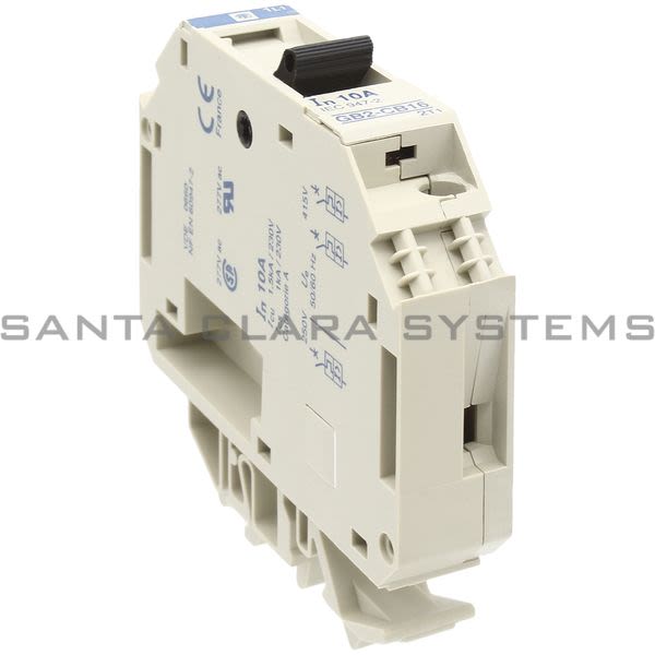 Telemecanique GB2CB16  TeSys GB2 - thermal-magnetic circuit breaker - 1P - 10 A - Id = 138 A Product Image
