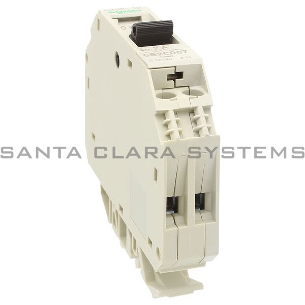 Telemecanique GB2CD07  TeSys GB2 - thermal-magnetic circuit breaker - 1P + N - 2 A - Id = 26 A Product Image