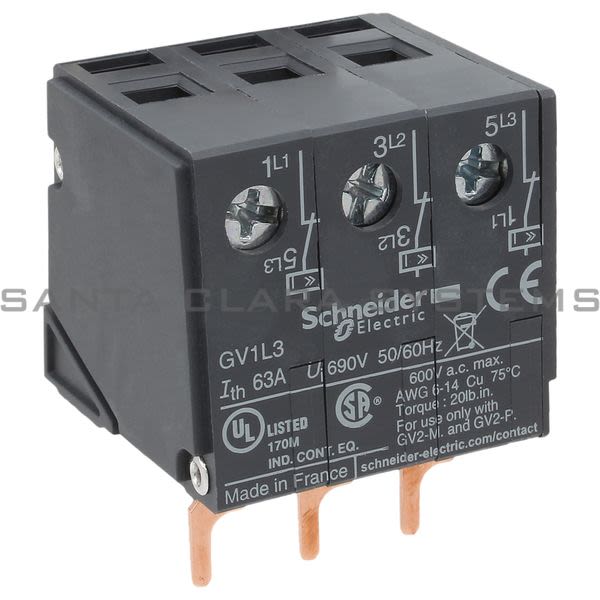 Telemecanique GV1 L3  TeSys GV2 - limiters - on circuit breaker Product Image