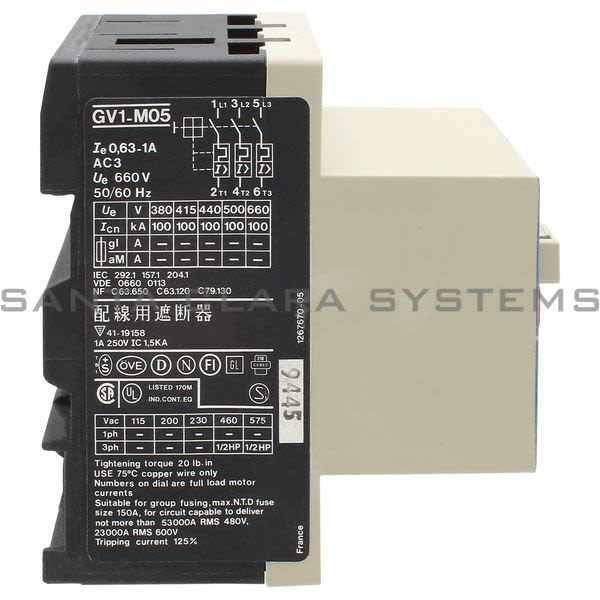 Telemecanique GV1M05 Motor Circuit Breaker Product Image