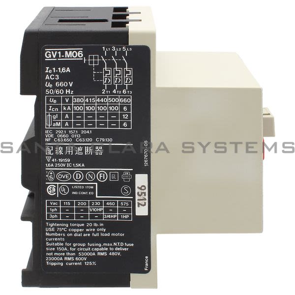 Telemecanique GV1M06 Circuit Breaker Product Image