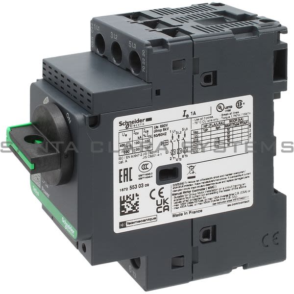 Telemecanique GV2L05 Manual Starter And Protector Product Image