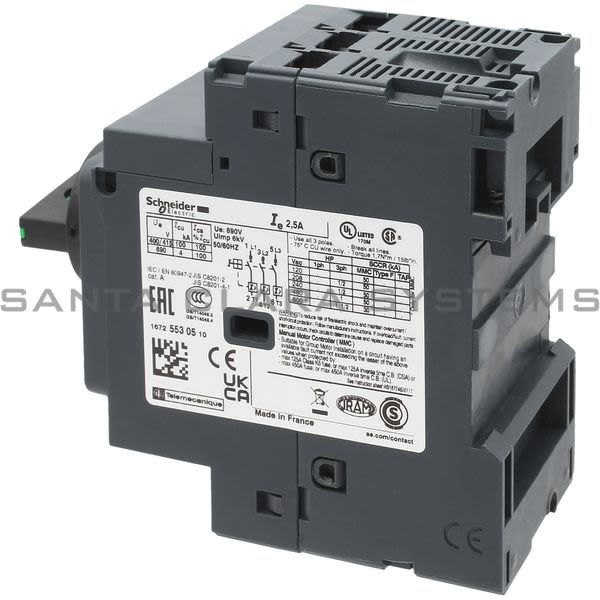 Telemecanique GV2L07 Manual Starter And Protector Product Image