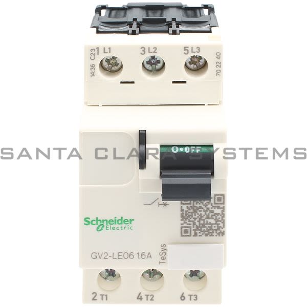 Telemecanique GV2LE06 TeSys GV2 Manual Starter and Protector Product Image