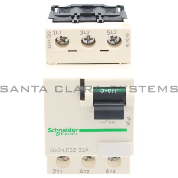 Telemecanique GV2LE32 TeSys GV2 - Circuit breaker - magnetic - 32 A - screw clamp terminals Product Image