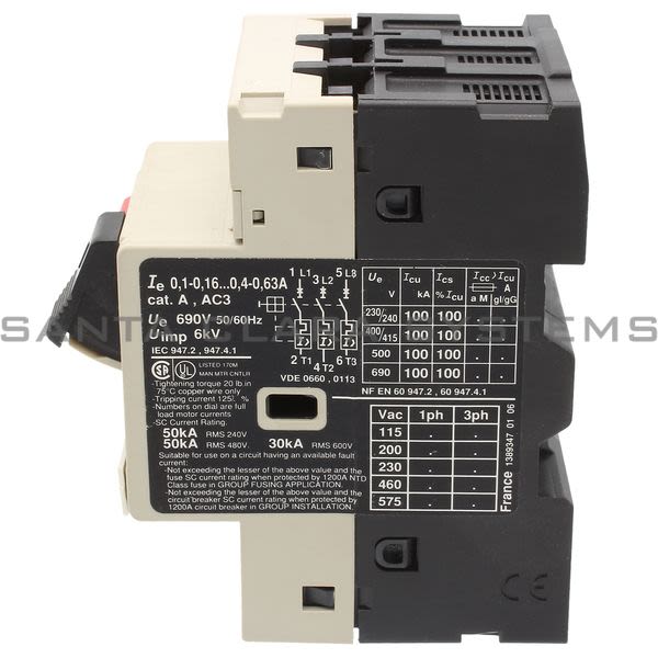 Telemecanique GV2M03 Manual Starter Product Image