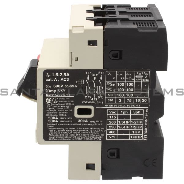 Telemecanique GV2M07 Manual Starter Product Image