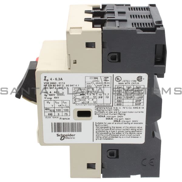 Telemecanique GV2M10 Manual Starter Product Image