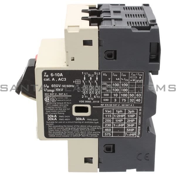 Telemecanique GV2M14 Manual Starter Product Image