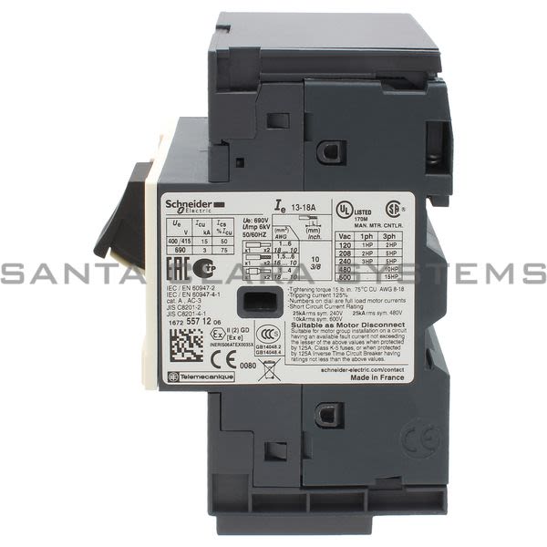 Telemecanique GV2ME203 Manual Starter Product Image