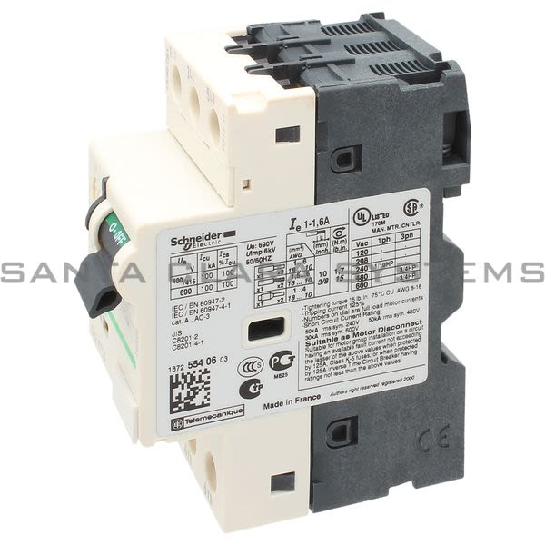 Telemecanique GV2RT06 Manual Starter Product Image