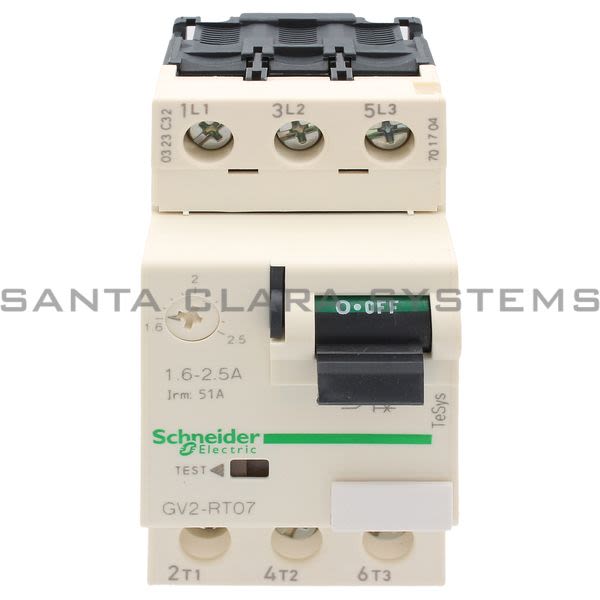 Telemecanique GV2RT07 Manual Starter Product Image