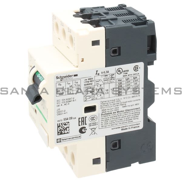 Telemecanique GV2RT10 Manual Starter Product Image