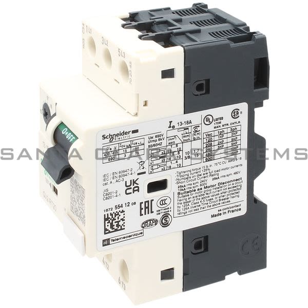 Telemecanique GV2RT20 Manual Starter Product Image