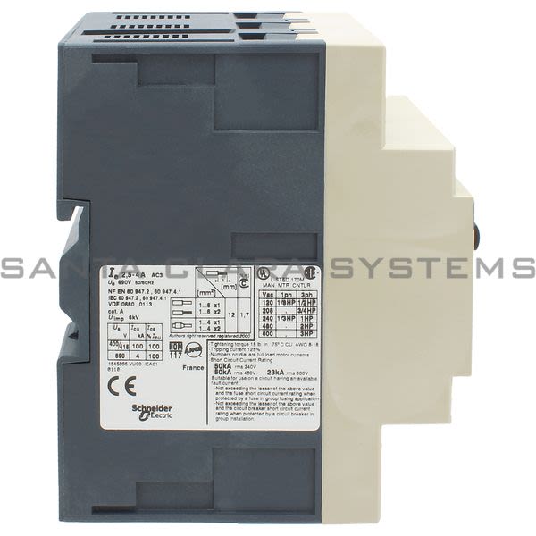 Telemecanique GV3M08 Manual Starter Product Image