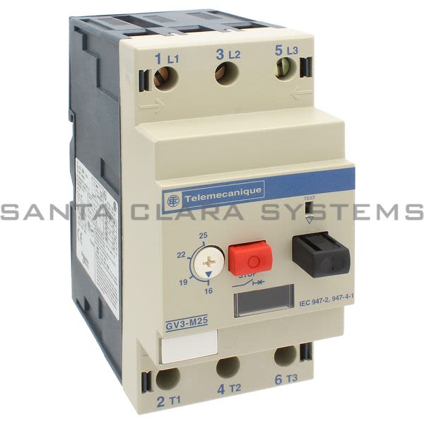 Telemecanique GV3M25 Manual Starter Product Image