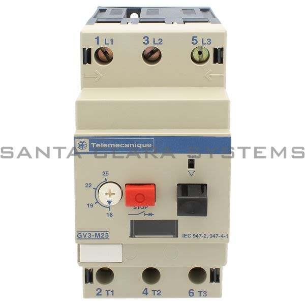 Telemecanique GV3M25 Manual Starter Product Image