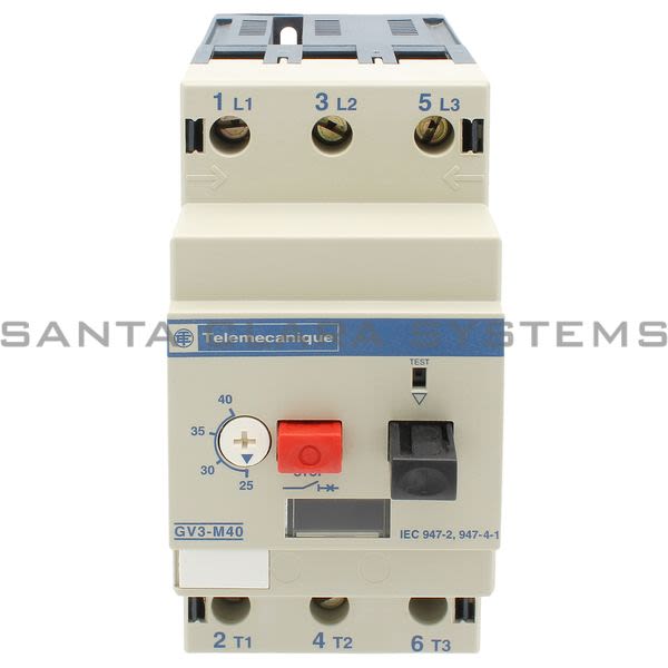 Telemecanique GV3M40 Manual Starter Product Image