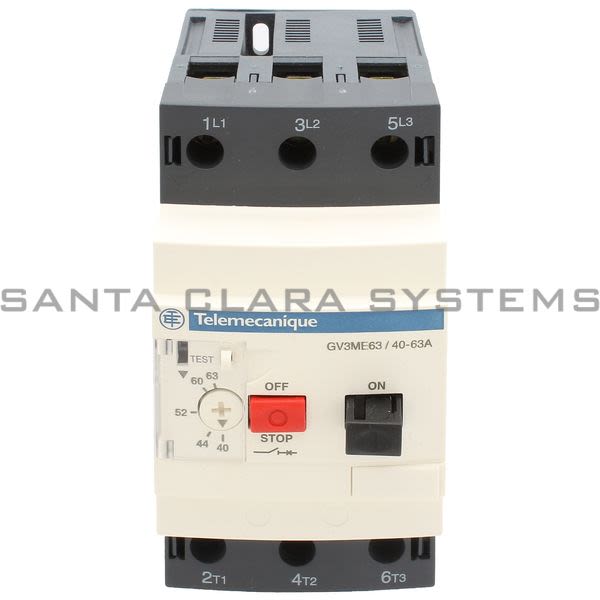 Telemecanique GV3ME63 Manual Motor Starter and Protector Product Image