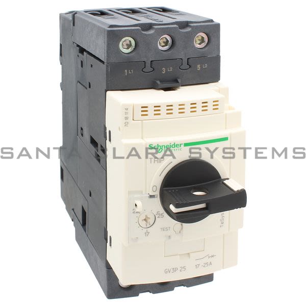 Telemecanique GV3P25 TeSys GV3-Circuit breaker-thermal-magnetic - 17?25A - EverLink BTR connectors Product Image