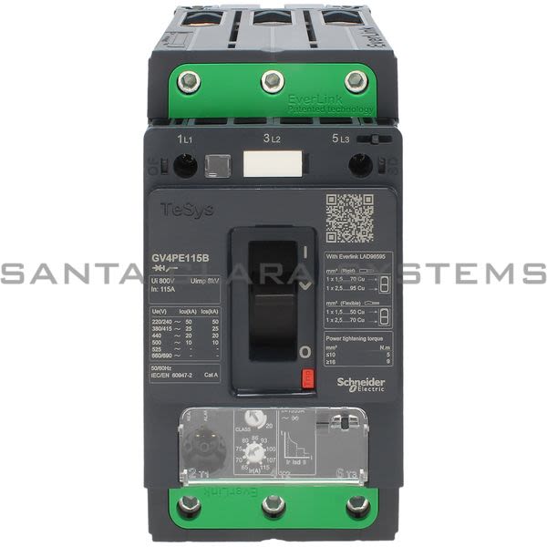 Telemecanique GV4PE115B Manual Starter and Protector Product Image