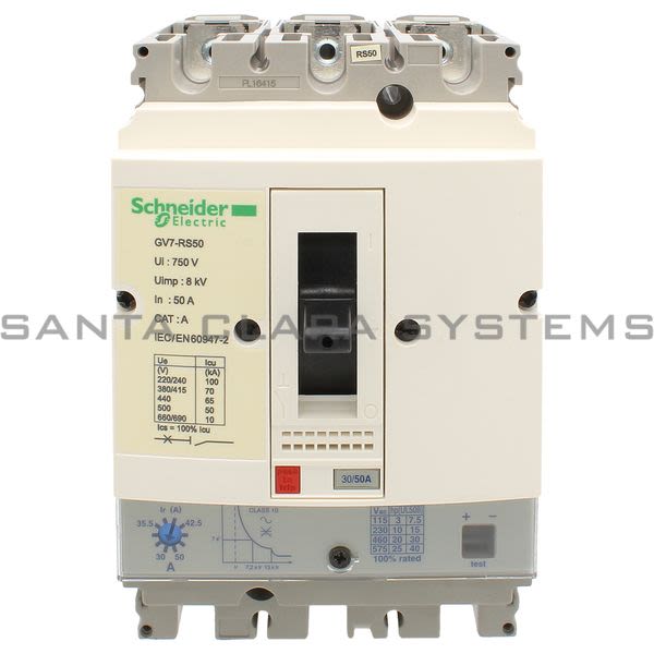 Telemecanique GV7RS50 Circuit Breaker Product Image