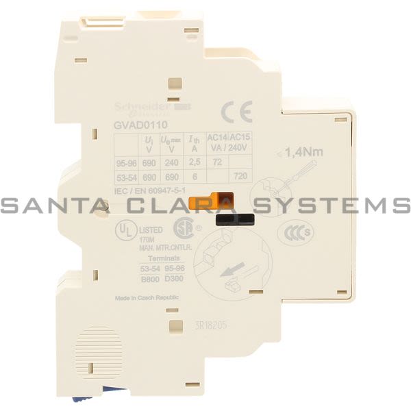 Telemecanique GVAD0110 Auxiliary Contact Product Image