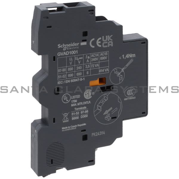 Telemecanique GVAD1001 Auxiliary Contact Product Image