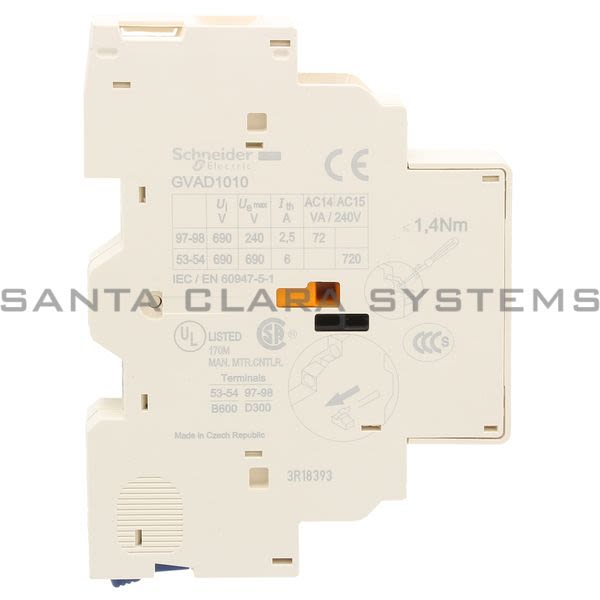 Telemecanique GVAD1010 Auxiliary Contact Product Image