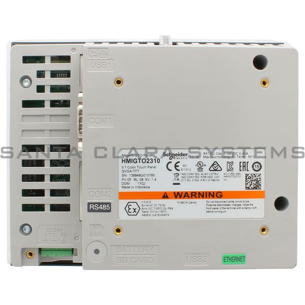 Telemecanique HMIGTO2310 advanced touchscreen panel 320 x 240 pixels QVGA- 5.7&quot; TFT - 96 MB Product Image