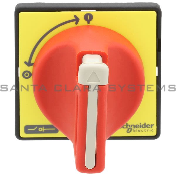 Telemecanique KCD1PZ TeSys VARIO / Mini VARIO - front and red rotary handle - 1 to 3 padlocking Product Image