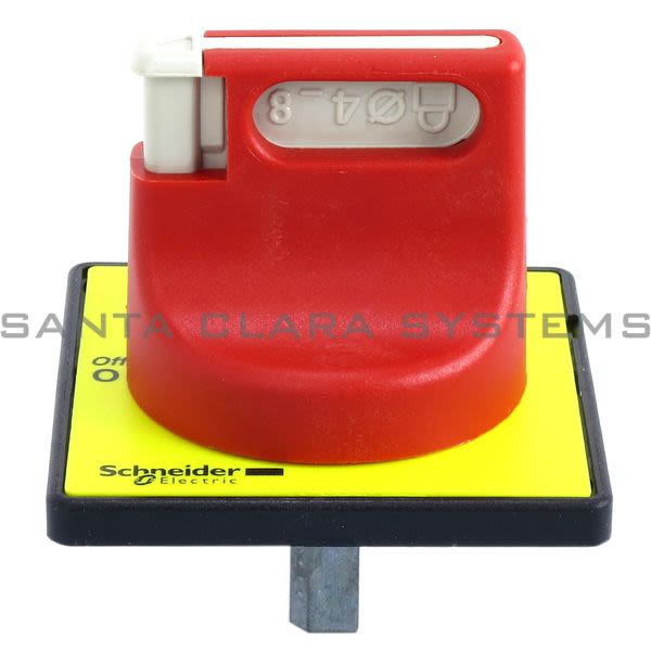 Telemecanique KCF2PZ  TeSys VARIO - front and red rotary handle - 1 to 3 padlocking Product Image