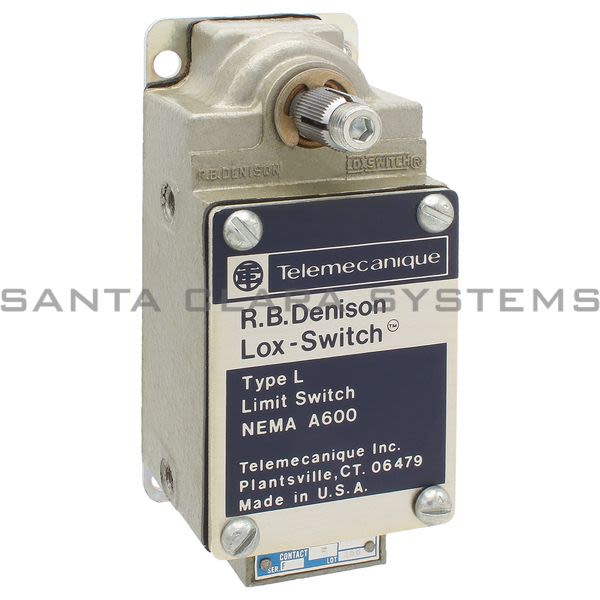 Telemecanique L100WDR2M5 L100 mill limit switch - 2 contacts - spring return - CCW - 1/2&quot; NPT Product Image
