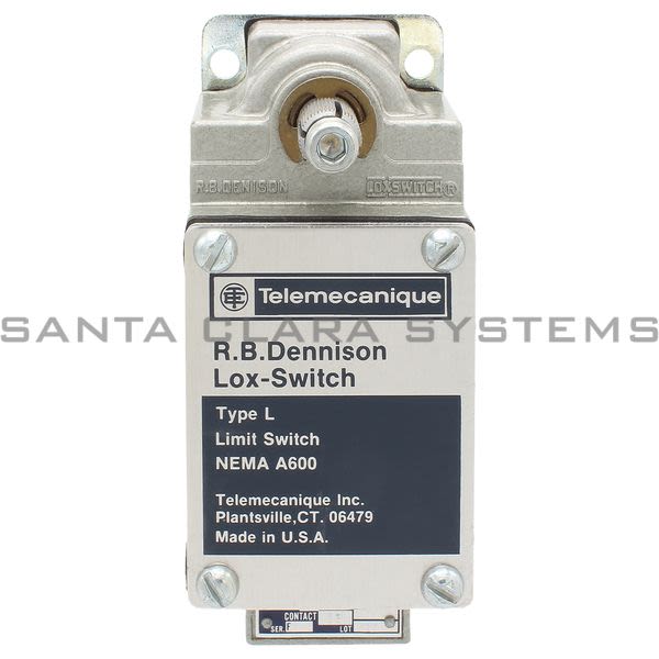 Telemecanique L100WTL2M13 LIMIT SWITCH 600V 10AMP TYPE L +OPTIONS Product Image