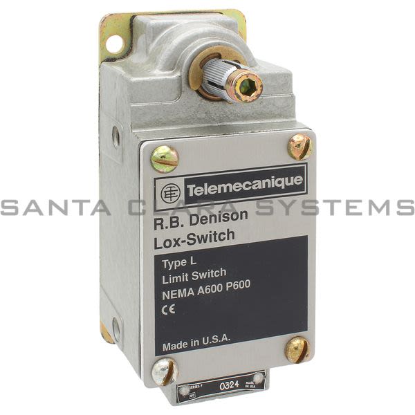 Telemecanique L100WTR2M10 LIMIT SWITCH 600V 10AMP TYPE L +OPTIONS Product Image