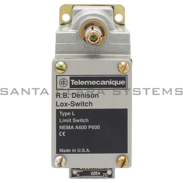 Telemecanique L100WTR2M10 LIMIT SWITCH 600V 10AMP TYPE L +OPTIONS Product Image