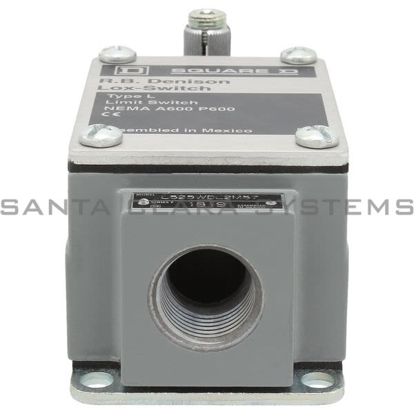 Telemecanique L525WDL2M57 LIMIT SWITCH 600V 12AMP TYPE L +OPTIONS Product Image