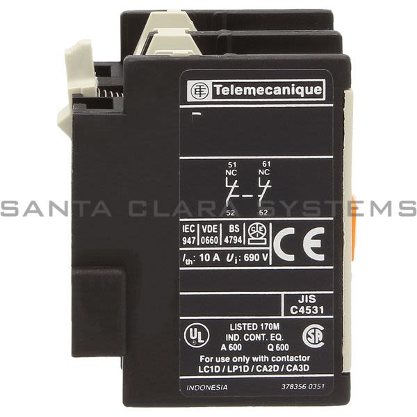 Telemecanique LA1DN02 Contact Block Product Image