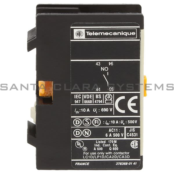 Telemecanique LA1DN10 Contact Block Product Image