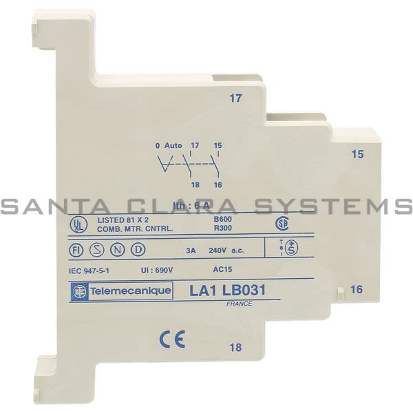 Telemecanique LA1LB031 Auxiliary Contact Product Image