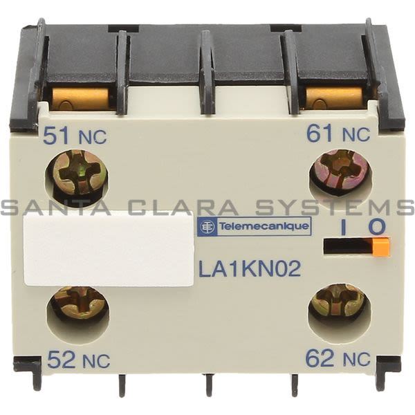 Telemecanique LA1KN02 TeSys K - Auxiliary contact block - 2 NC - screw-clamps terminals Product Image