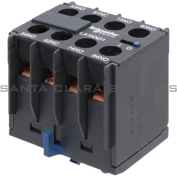 Telemecanique LA1KN31 TeSys K - Auxiliary contact block - 3 NO + 1 NC - screw-clamps terminals Product Image